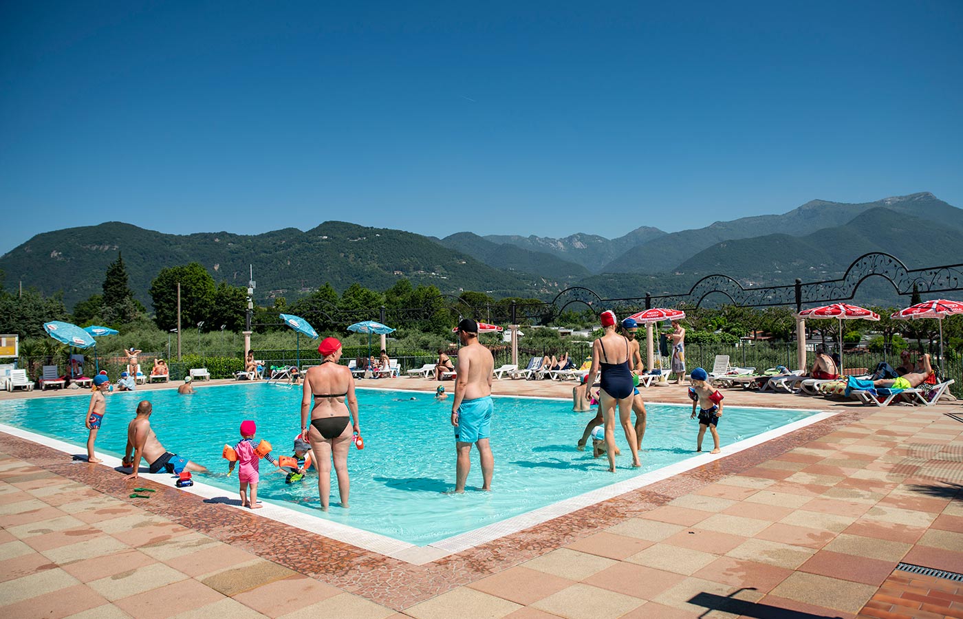 The swimming pools The swimming pools